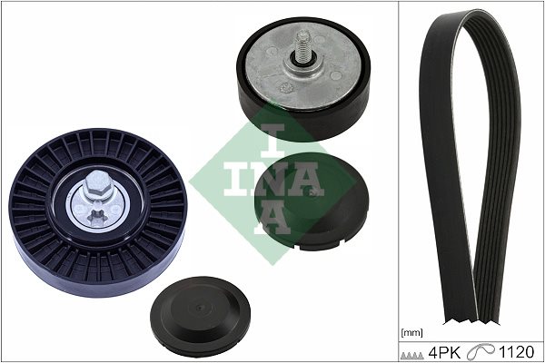 Zestaw paska wieloklinowego do Audi, 529 0570 10, INA w ofercie sklepu e-autoparts.pl 